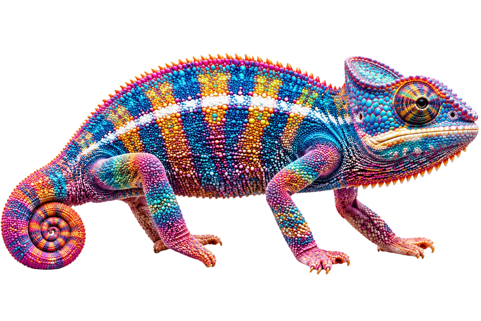 Camaleão multicolorido, a pele da CS Marketing
